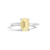Shahla Karimi Jewelry Old Mine Emerald 14K Gold Ring on a white background