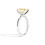 Shahla Karimi Jewelry Old Mine Emerald 14K Gold Ring on a white background