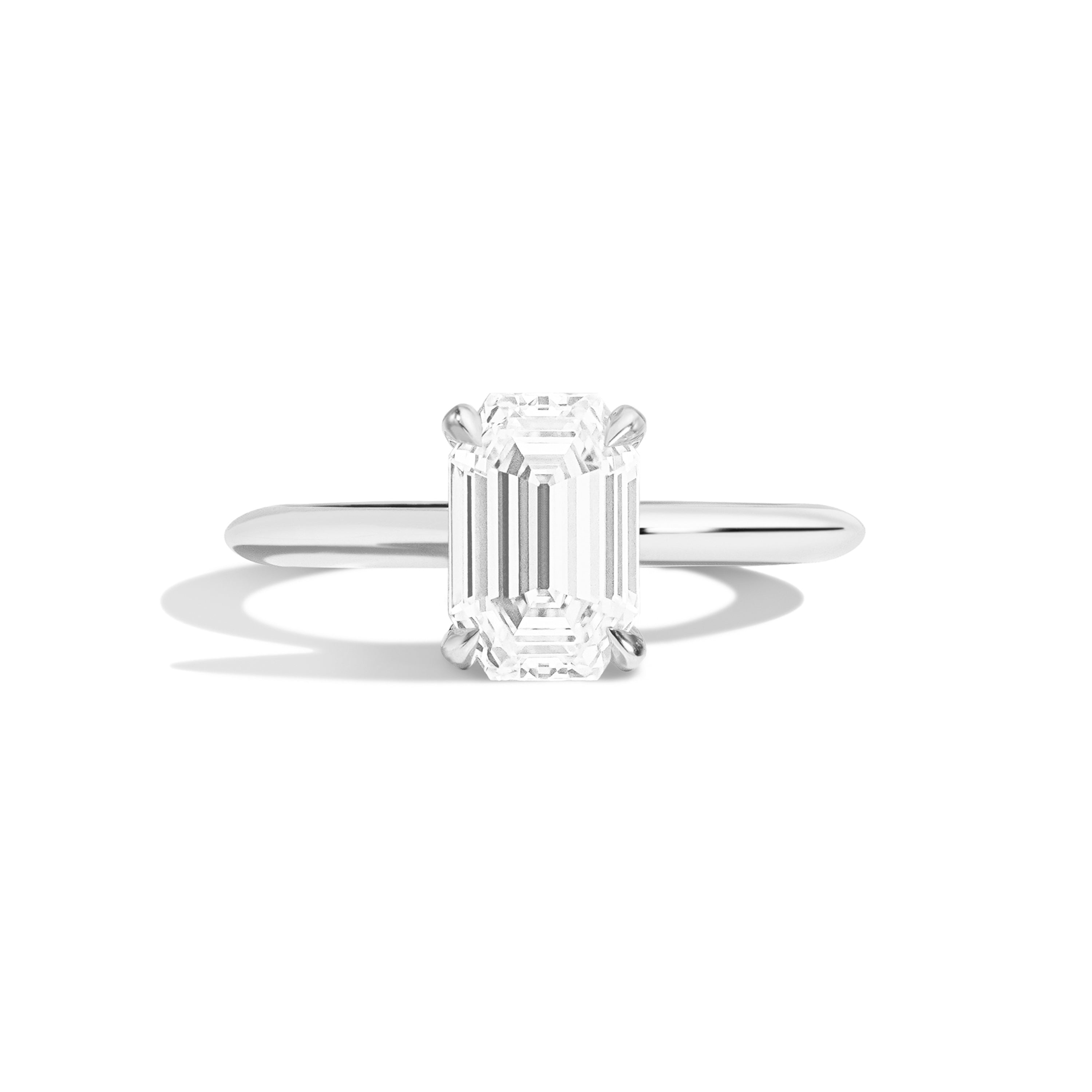 Shahla Karimi Jewelry Old Mined Emerald 14K Gold Ring on a white background