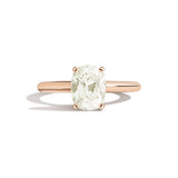 Shahla Karimi Jewelry Old Mine Cushion 14K Gold Ring on a white background