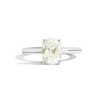 Shahla Karimi Jewelry Old Mine Cushion 14K Gold Ring on a white background