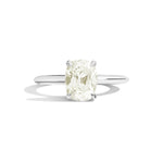 Shahla Karimi Jewelry Old Mine Cushion 14K Gold Ring on a white background