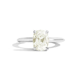 Shahla Karimi Jewelry Old Mine Cushion 14K Gold Ring on a white background