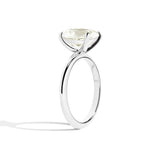 Shahla Karimi Jewelry Old Mine Cushion 14K Gold Ring on a white background