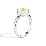 Shahla Karimi Jewelry Old Mine Cushion 14K Gold Ring on a white background