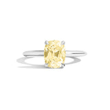 Shahla Karimi Jewelry Old Mine Cushion 14K Gold Ring on a white background