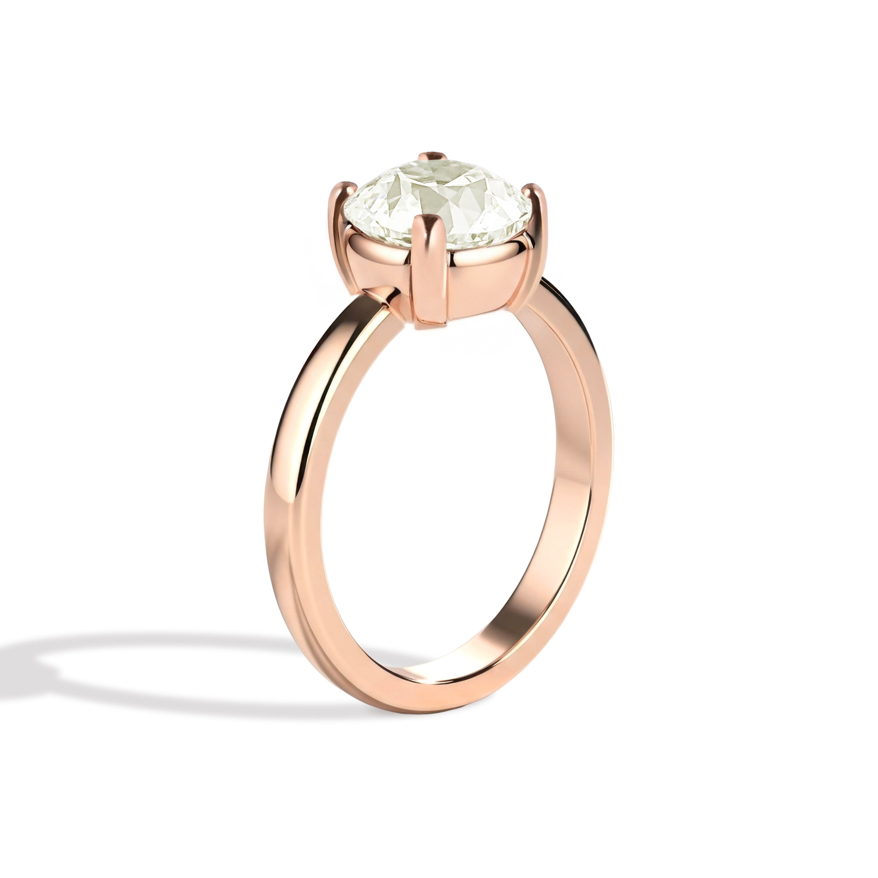 Shahla Karimi Jewelry Old European 14K Gold Ring on a white background