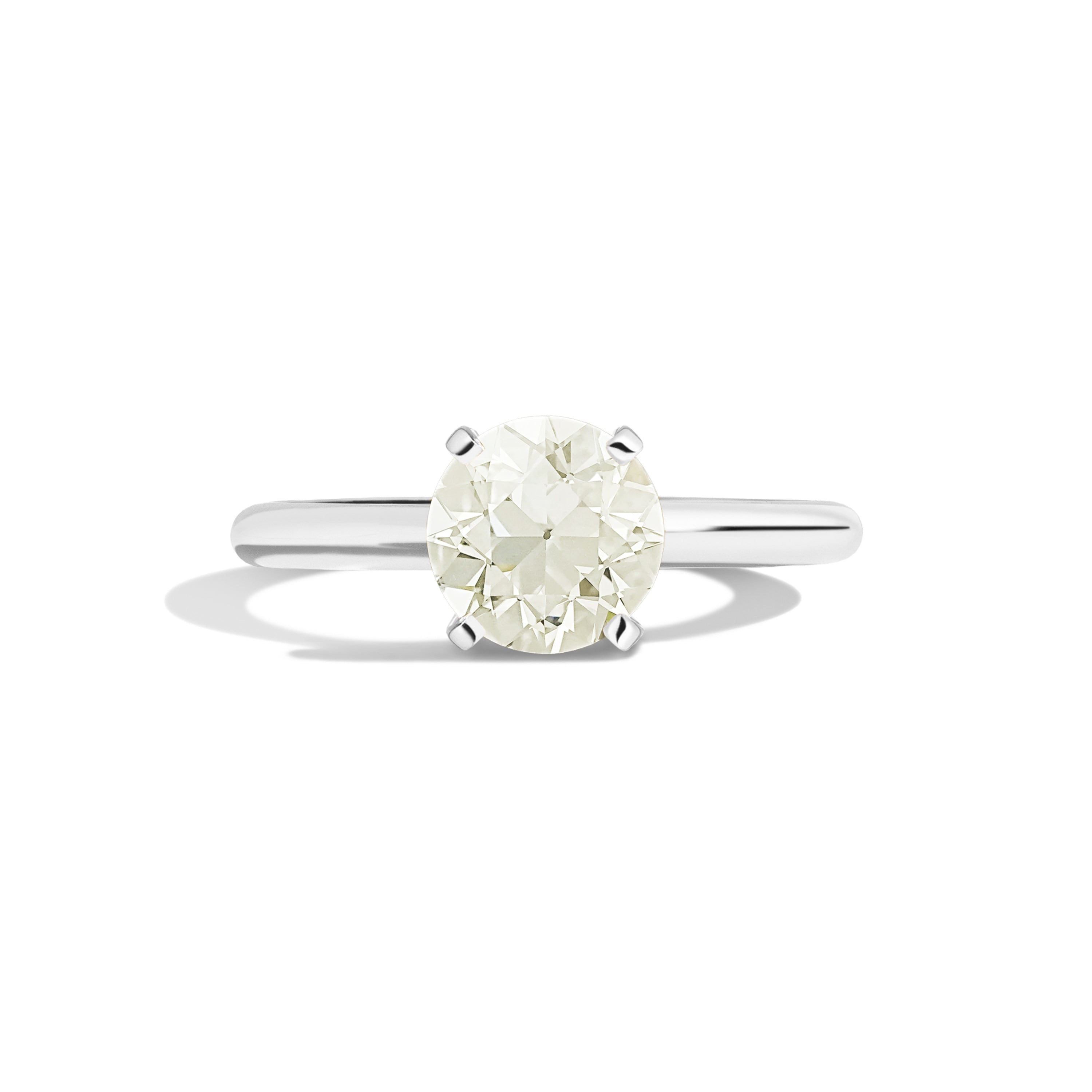 Shahla Karimi Jewelry Old European 14K Gold Ring on a white background