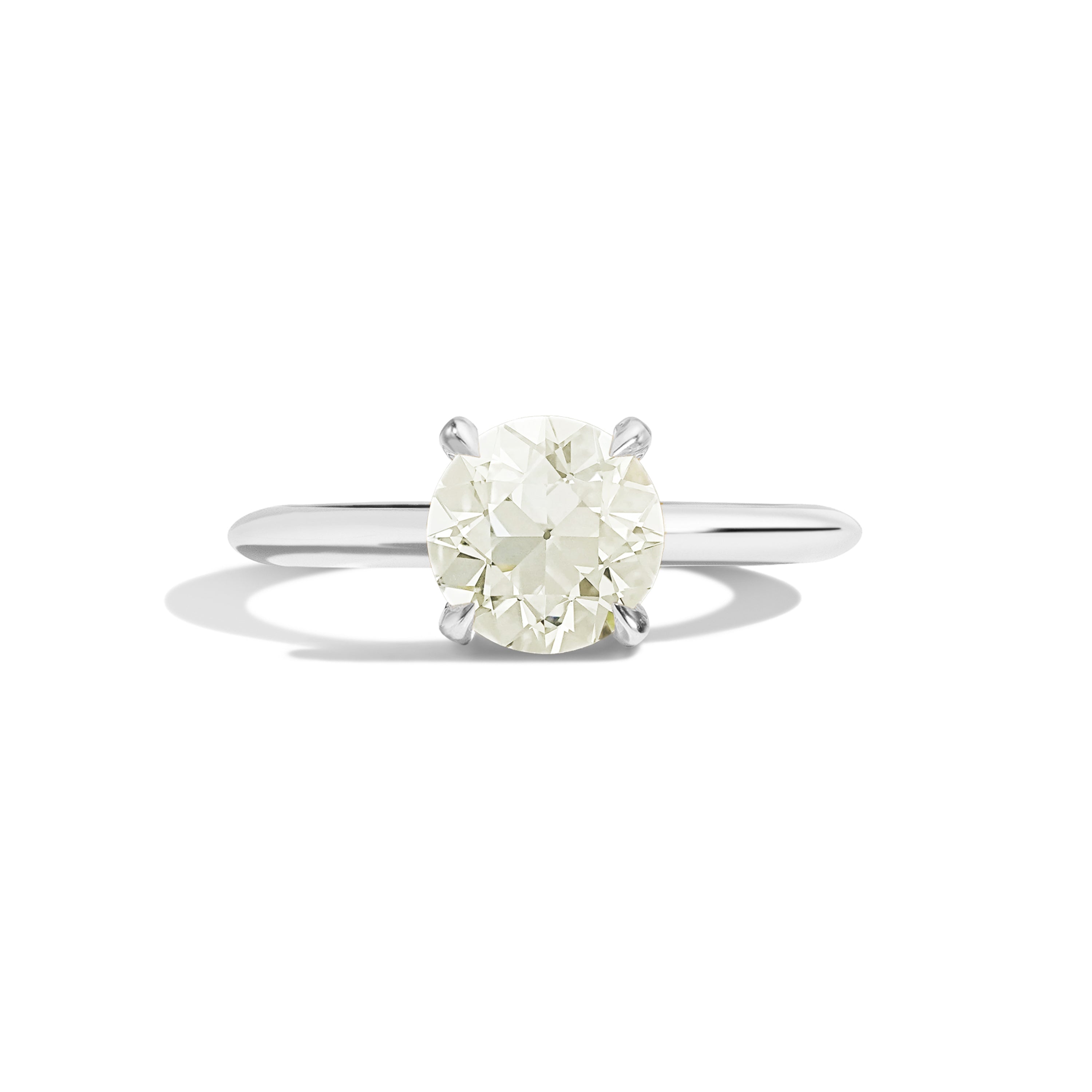 Shahla Karimi Jewelry Old European 14K Gold Ring on a white background