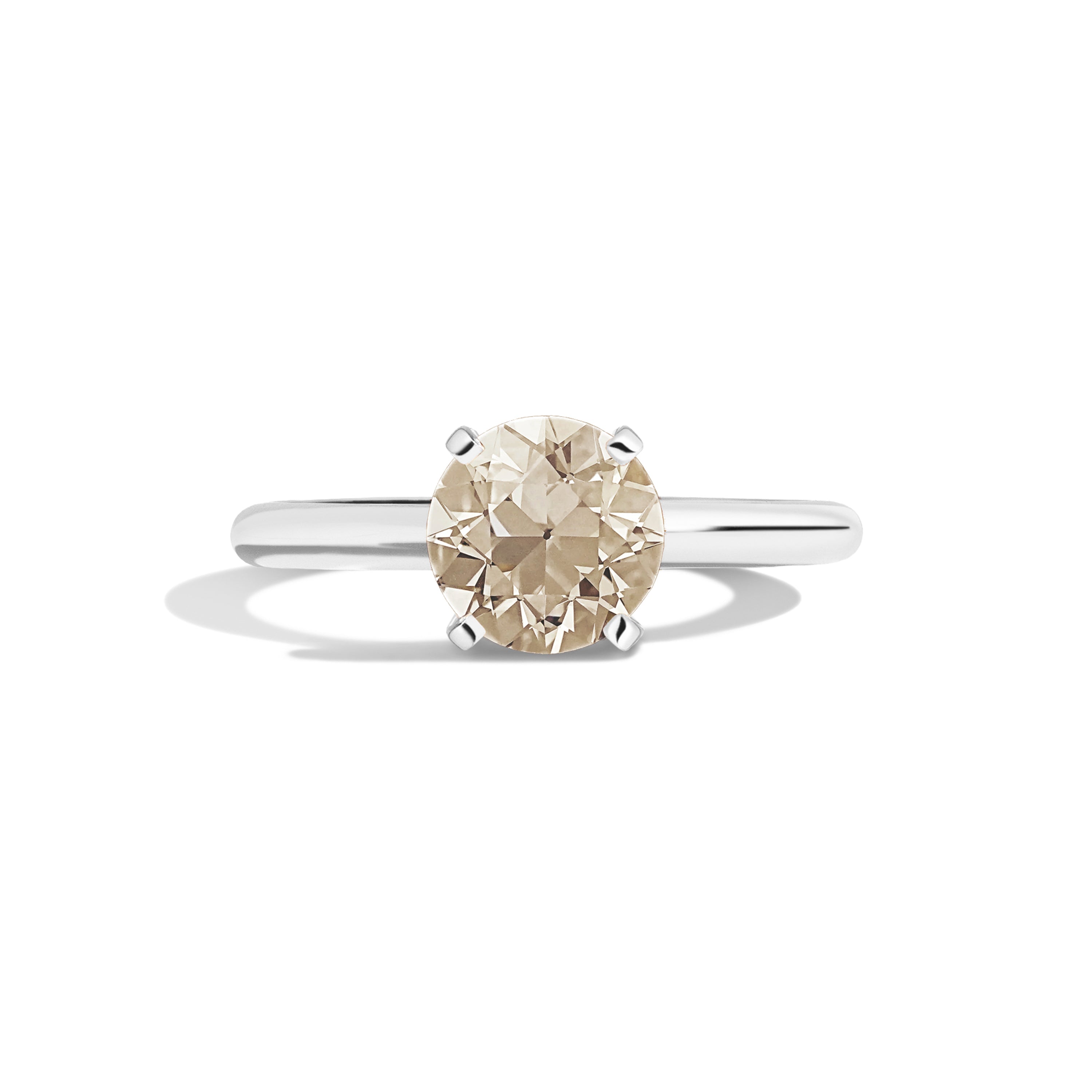 Shahla Karimi Jewelry Old European 14K Gold Ring on a white background