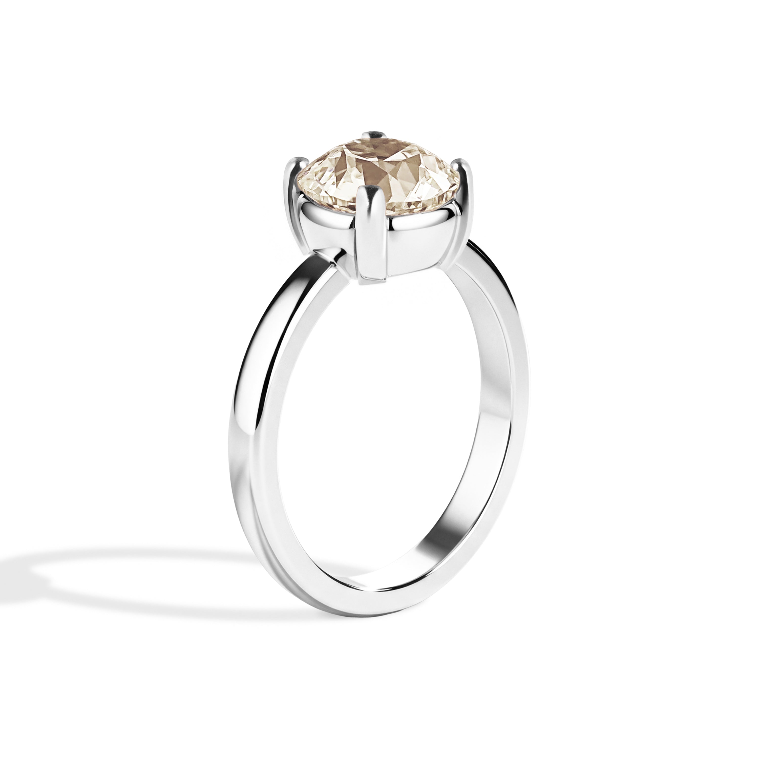 Shahla Karimi Jewelry Old European 14K Gold Ring on a white background