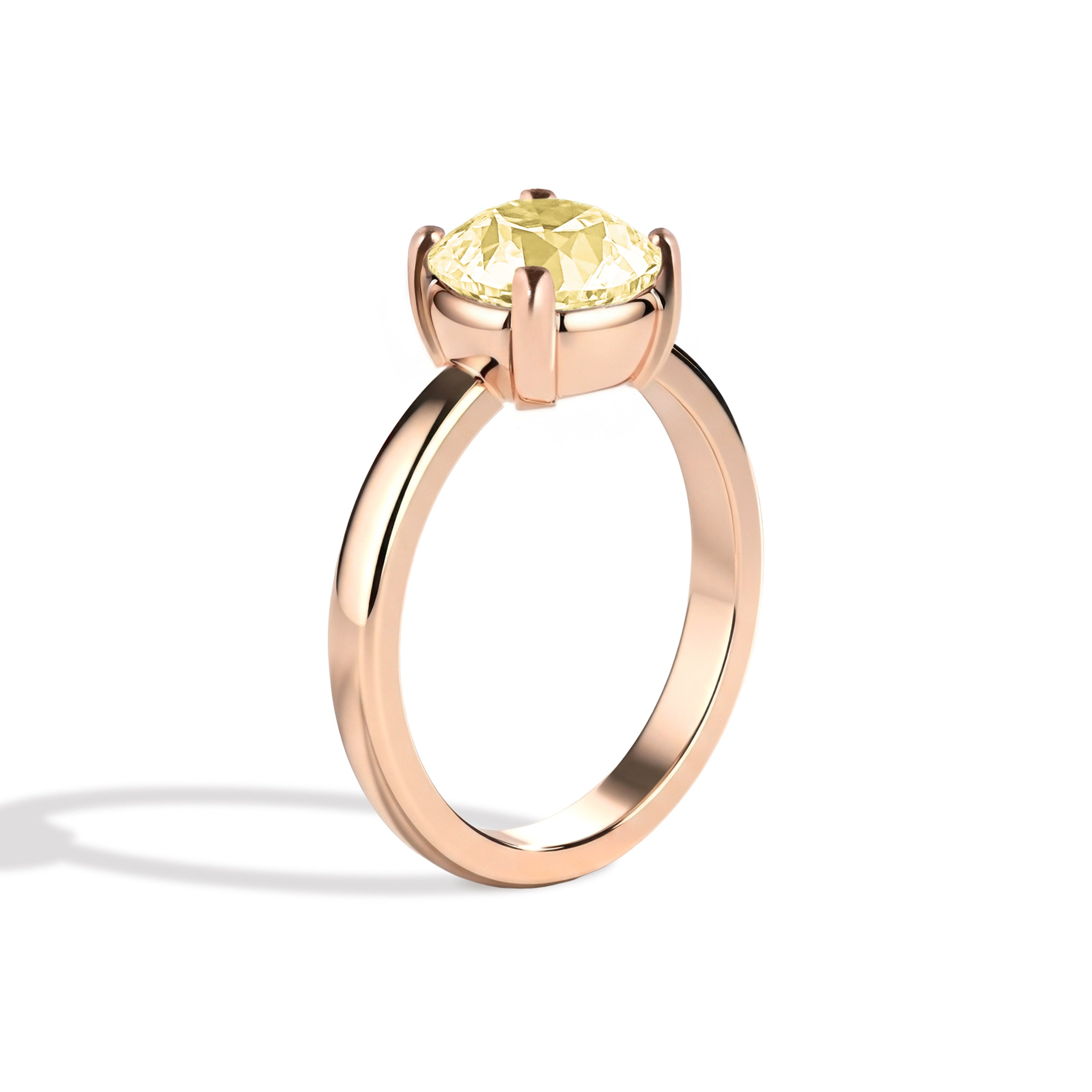 Shahla Karimi Jewelry Old European 14K Gold Ring on a white background