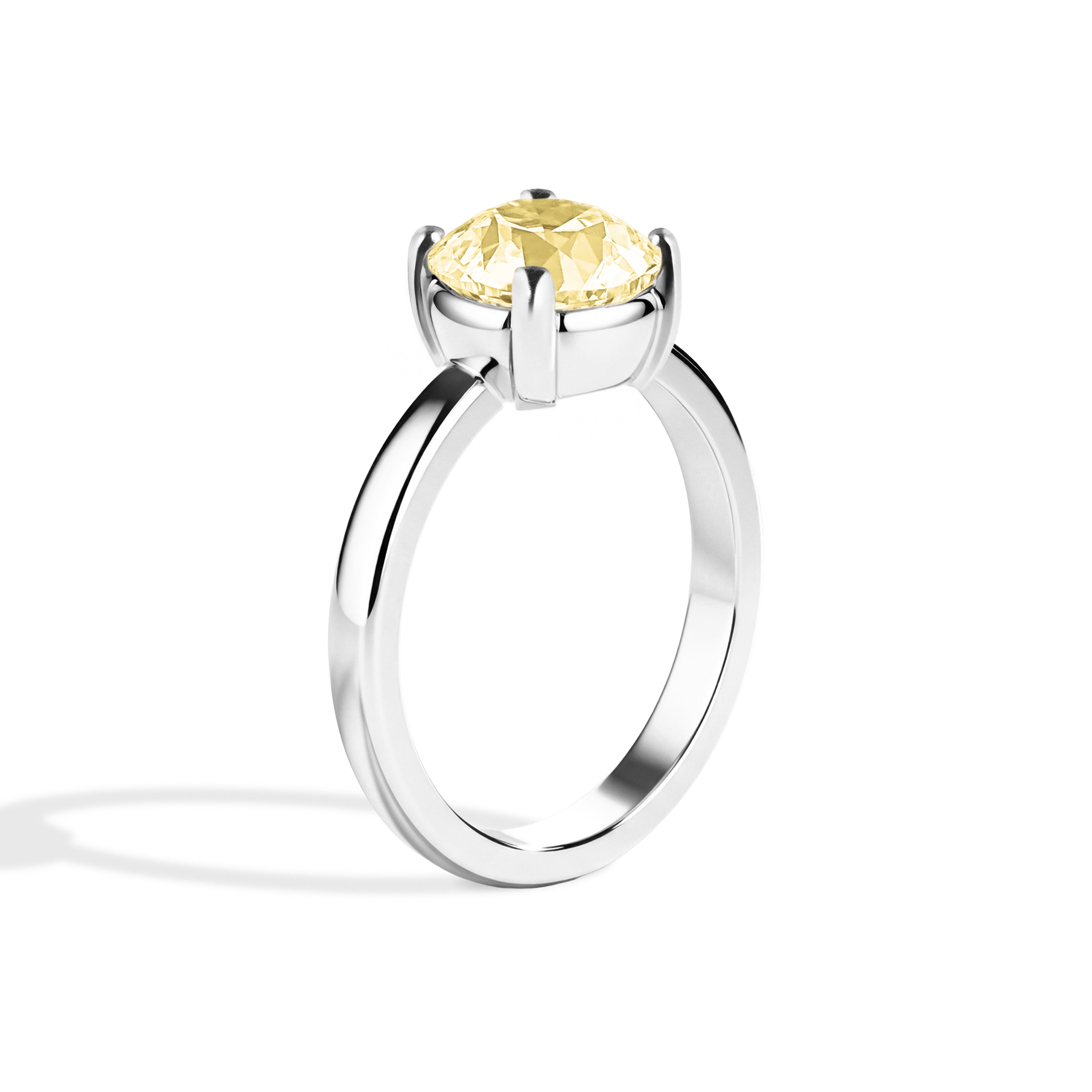 Shahla Karimi Jewelry Old European 14K Gold Ring on a white background