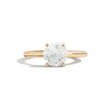 Shahla Karimi Jewelry Old European 14K Gold Ring on a white background