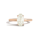 Shahla Karimi Jewelry Old Mine Moval 14K Gold Ring on a white background