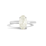 Shahla Karimi Jewelry Old Mine Moval 14K Gold Ring on a white background