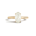 Shahla Karimi Jewelry Old Mine Moval 14K Gold Ring on a white background