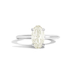 Shahla Karimi Jewelry Old Mine Moval 14K Gold Ring on a white background