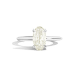 Shahla Karimi Jewelry Old Mine Moval 14K Gold Ring on a white background