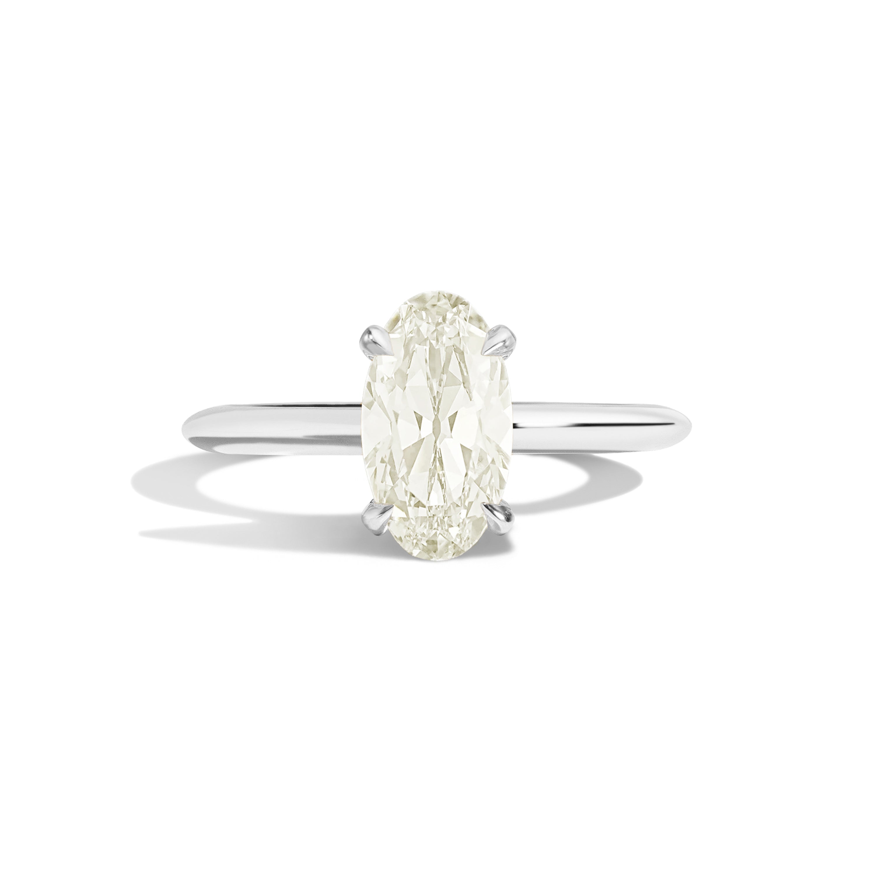 Shahla Karimi Jewelry Old Mine Moval 14K Gold Ring on a white background