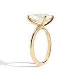 Shahla Karimi Jewelry Old Mine Moval 14K Gold Ring on a white background