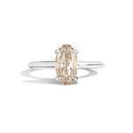 Shahla Karimi Jewelry Old Mine Moval 14K Gold Ring on a white background