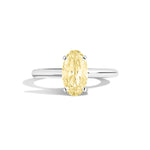 Shahla Karimi Jewelry Old Mine Moval 14K Gold Ring on a white background