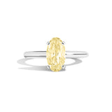Shahla Karimi Jewelry Old Mine Moval 14K Gold Ring on a white background