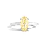 Shahla Karimi Jewelry Old Mine Moval 14K Gold Ring on a white background