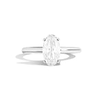 Shahla Karimi Jewelry Old Mine Moval 14K Gold Ring on a white background