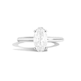 Shahla Karimi Jewelry Old Mine Moval 14K Gold Ring on a white background