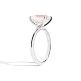 Shahla Karimi Jewelry Old Mine Pear 14K Gold Ring on a white background