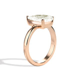 Shahla Karimi Jewelry Old Mine Pear 14K Gold on a white background