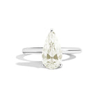 Shahla Karimi Jewelry Old Mine Pear 14K Gold on a white background