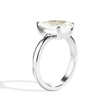 Shahla Karimi Jewelry Old Mine Pear 14K Gold on a white background