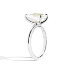 Shahla Karimi Jewelry Old Mine Pear 14K Gold Ring on a white background