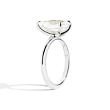 Shahla Karimi Jewelry Old Mine Pear 14K Gold Ring on a white background