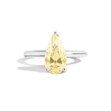 Shahla Karimi Jewelry Old Mine Pear 14K Gold in a white background