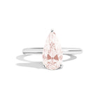 Shahla Karimi Jewelry Old Mine Pear 14K Gold Ring on a white background
