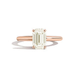 Shahla Karimi Jewelry Old Mine Emerald 14K Gold Ring on a white background