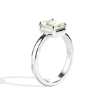 Shahla Karimi Jewelry Old Mine Emerald 14K Gold Ring on a white background