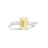 Shahla Karimi Jewelry Old Mine Emerald 14K Gold Ring on a white background