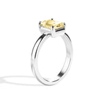 Shahla Karimi Jewelry Old Mine Emerald 14K Gold Ring on a white background