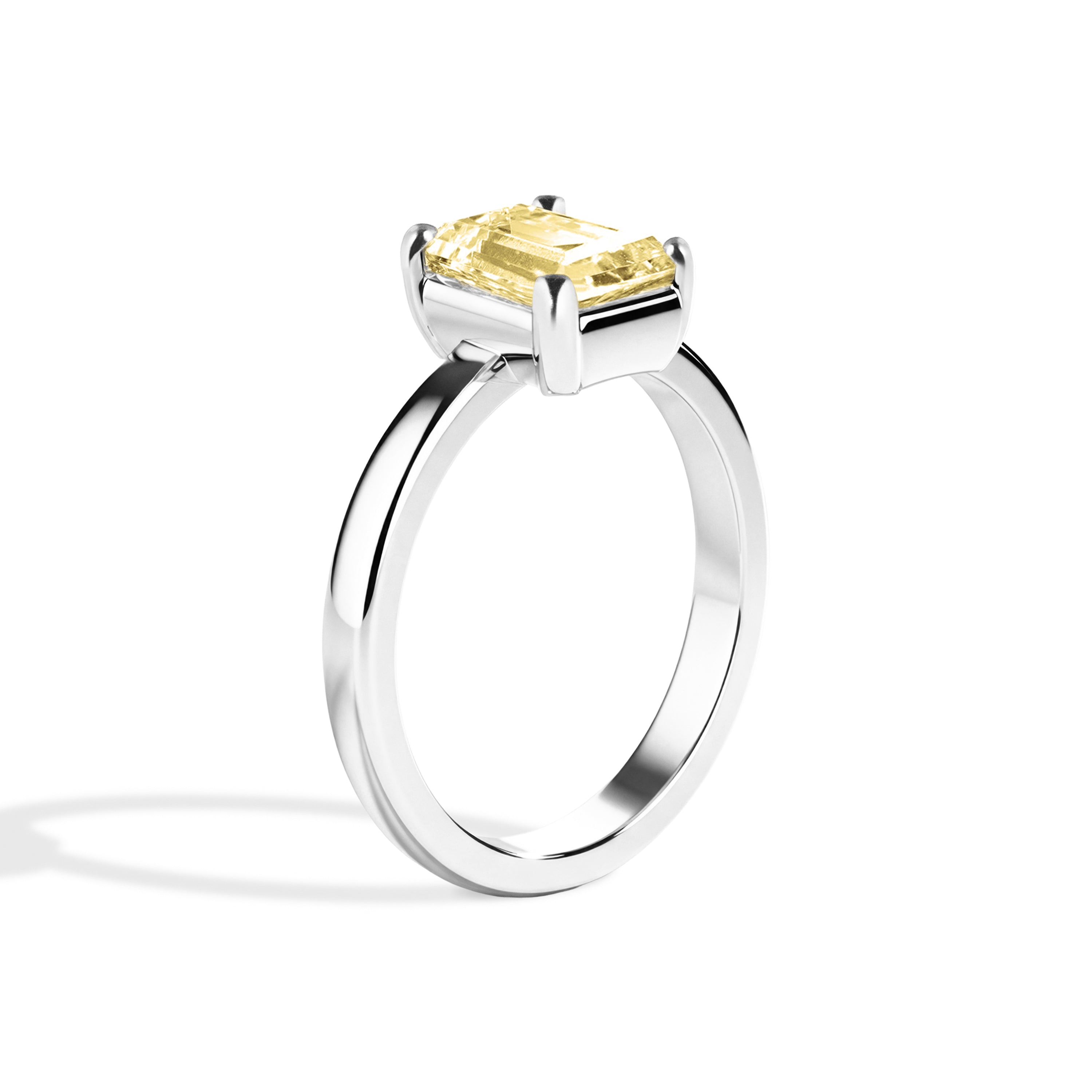 Shahla Karimi Jewelry Old Mine Emerald 14K Gold Ring on a white background