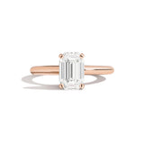 Shahla Karimi Jewelry Old Mine Emerald 14K Gold Ring on a white background