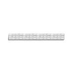 white gold choker with baguette diamonds on a white background