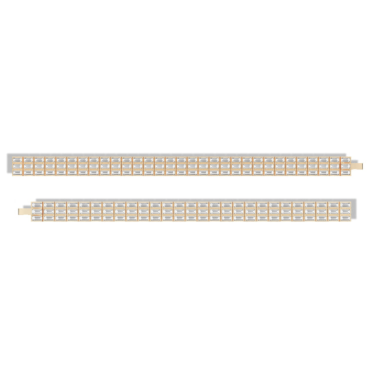 Shahla Karimi Jewelry Rockefeller Diamond Baguette Choker 14K Yellow Gold