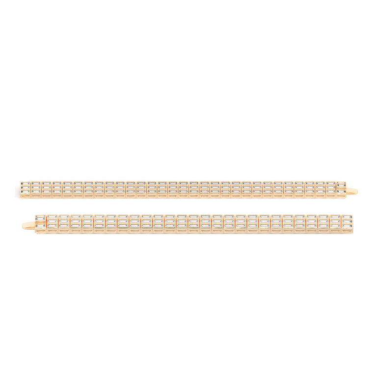 Shahla Karimi Jewelry Rockefeller Diamond Baguette Choker 14K Yellow Gold