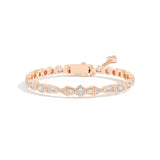 Shahla Karimi Jewelry Azadi Tennis Bracelet 14K Rose Gold