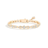 Shahla Karimi Jewelry Azadi Tennis Bracelet 14K Yellow Gold